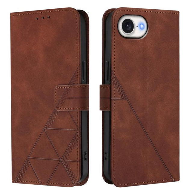 Crossbody 3D Embossed Flip Leather Phone Case, For iPhone 16e / 17e, For iPhone 17 Pro Max, For iPhone 17 Pro, For iPhone 17