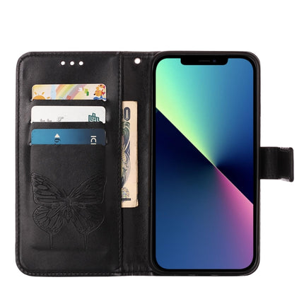 Embossed Butterfly Leather Phone Case, For iPhone 15 Pro Max, For iPhone 15 Pro, For iPhone 15 Plus