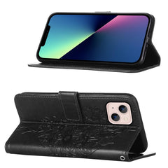 Embossed Butterfly Leather Phone Case