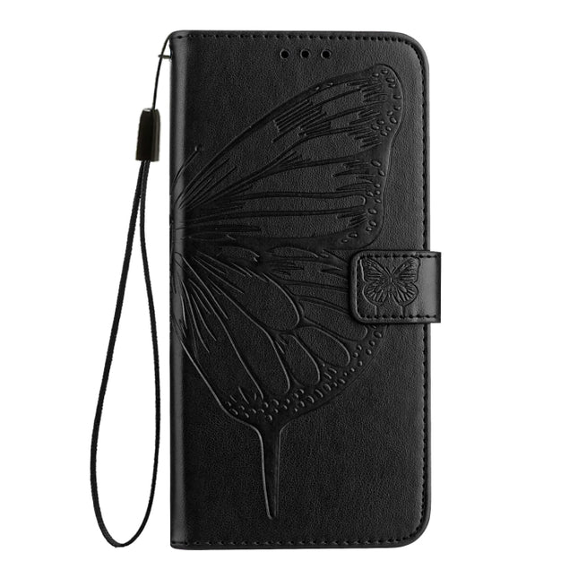 Embossed Butterfly Leather Phone Case, For iPhone 16 Pro, For iPhone 16 Plus, For iPhone 16
