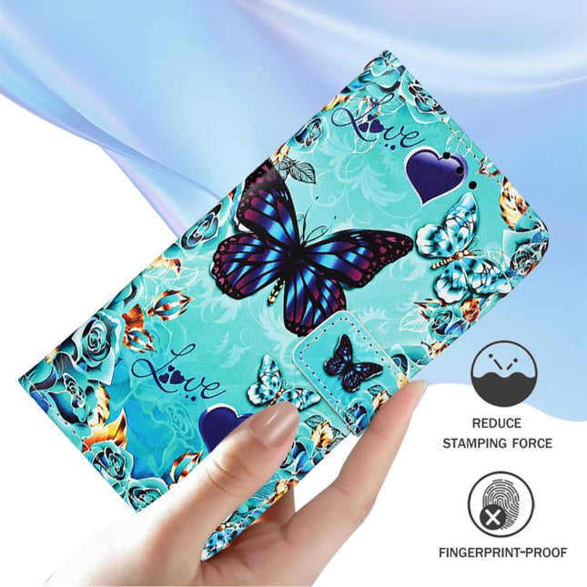 Colored Drawing Pattern Plain Weave Leather Phone Case, For iPhone 17e / 16e, For iPhone 17 Pro Max, For iPhone 17 Pro