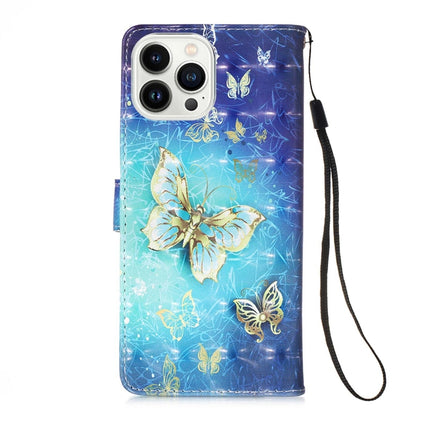 3D Painting Horizontal Flip Leather Phone Case