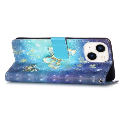3D Painting Horizontal Flip Leather Phone Case
