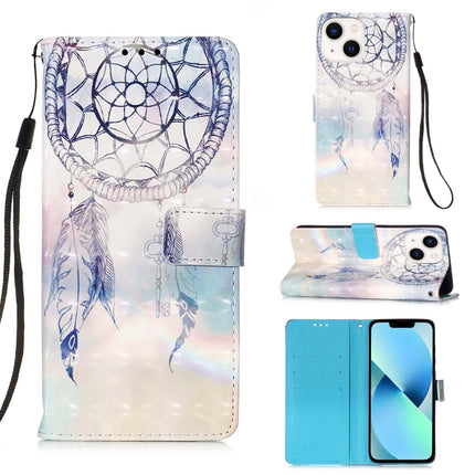 3D Painting Horizontal Flip Leather Phone Case