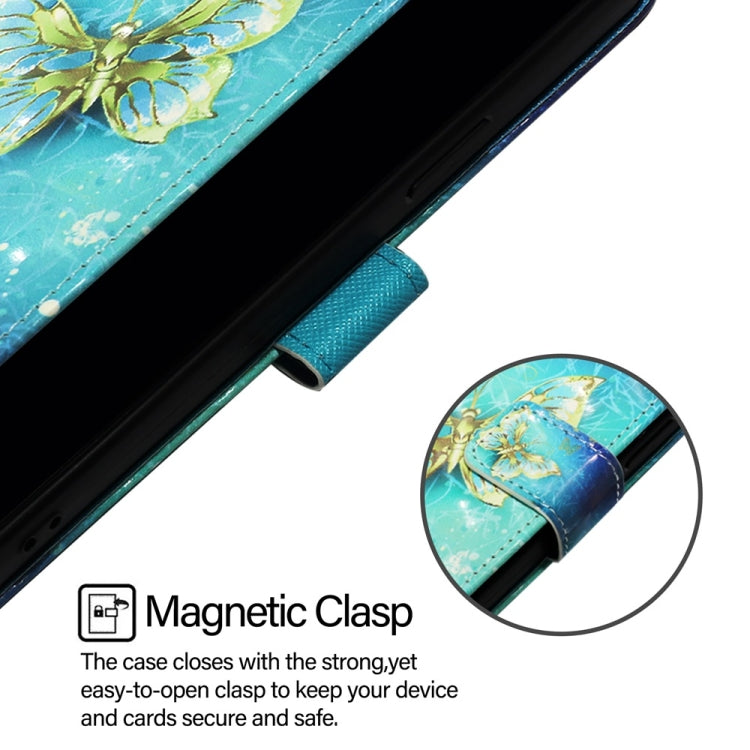 3D Painting Horizontal Flip Leather Phone Case, For iPhone 16 Plus, For iPhone 16, For iPhone 15 Pro Max