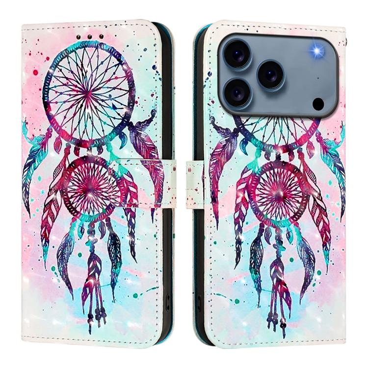 3D Painting Horizontal Flip Leather Phone Case