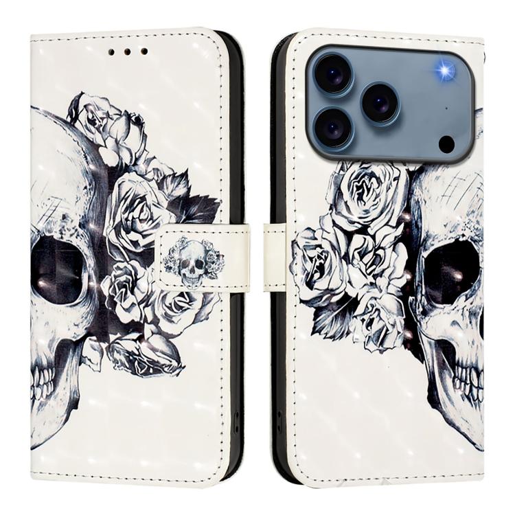 3D Painting Horizontal Flip Leather Phone Case