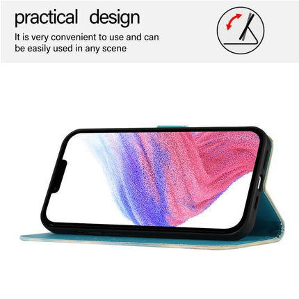 3D Painting Horizontal Flip Leather Phone Case