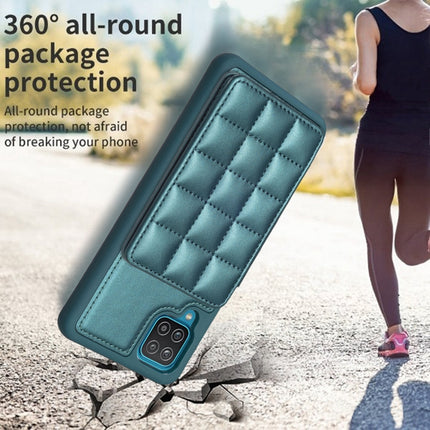 Grid Card Slot Holder Phone Case, For Samsung Galaxy A12
