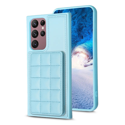 Grid Card Slot Holder Phone Case, For Samsung Galaxy S23 Ultra 5G, For Samsung Galaxy S22 Ultra 5G, For Samsung Galaxy S22+ 5G