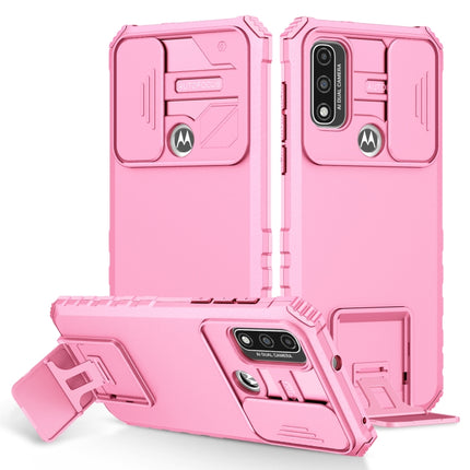 Stereoscopic Holder Sliding Camshield Phone Case, For Motorola Moto G52, For Motorola G Pure, For Motorola Moto G Power 2021