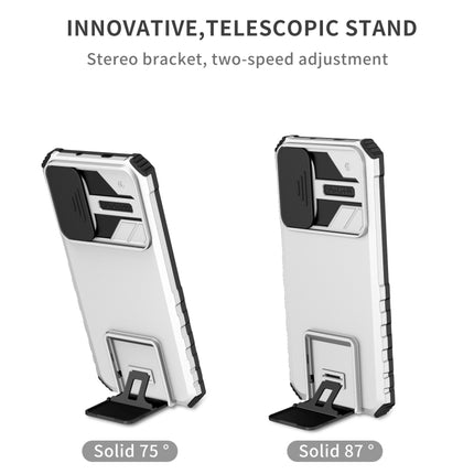 Stereoscopic Holder Sliding Camshield Phone Case, For Motorola Moto G52, For Motorola G Pure, For Motorola Moto G Power 2021