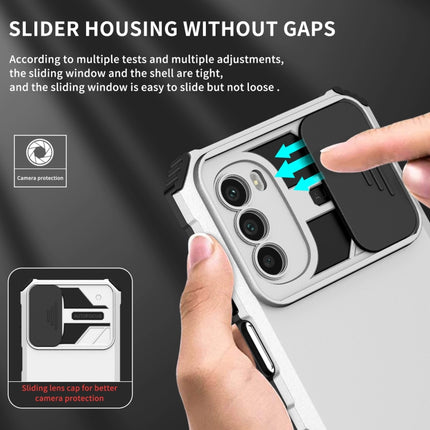 Stereoscopic Holder Sliding Camshield Phone Case, For Motorola Moto G52, For Motorola G Pure, For Motorola Moto G Power 2021
