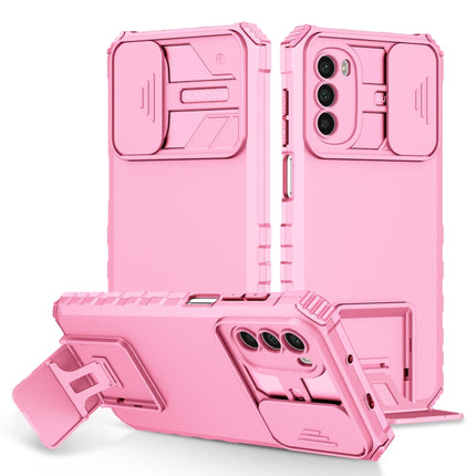 Stereoscopic Holder Sliding Camshield Phone Case, For Motorola Moto G52, For Motorola G Pure, For Motorola Moto G Power 2021
