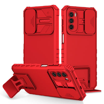 Stereoscopic Holder Sliding Camshield Phone Case, For Motorola Moto G52, For Motorola G Pure, For Motorola Moto G Power 2021