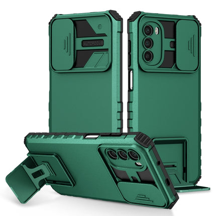 Stereoscopic Holder Sliding Camshield Phone Case, For Motorola Moto G52, For Motorola G Pure, For Motorola Moto G Power 2021