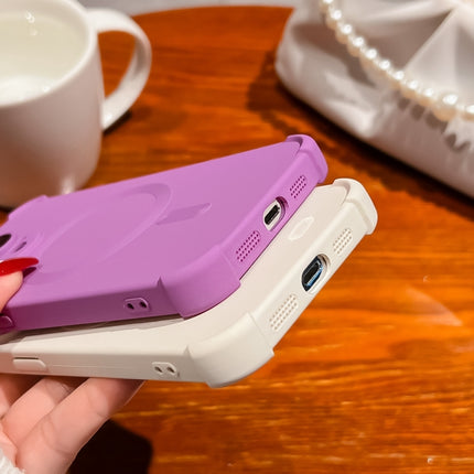 Four Corner Shockproof Skin Feel MagSafe Magnetic Phone Case, For iPhone 14, For iPhone 14 Pro, For iPhone 14 Pro Max