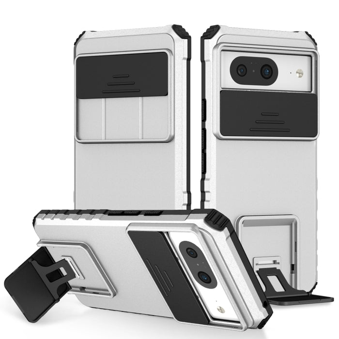 Stereoscopic Holder Sliding Camshield Phone Case, For Google Pixel 8