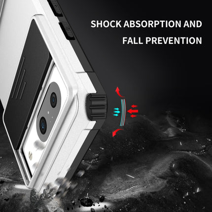 Stereoscopic Holder Sliding Camshield Phone Case, For Google Pixel 8