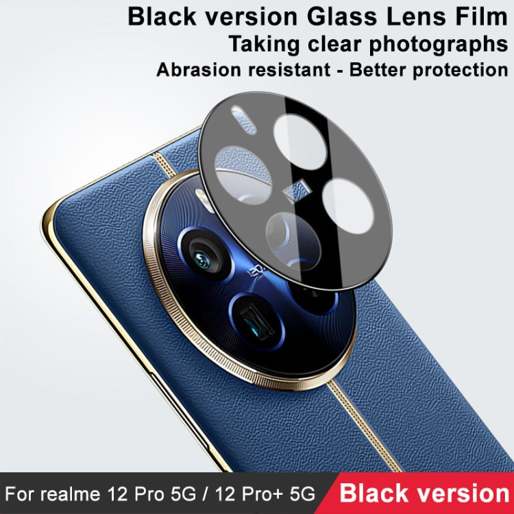 IMAK Rear Camera Lens Glass Film Black Version, For Realme 12 Pro 5G / 12 Pro+ 5G, For Realme C67 4G Global, For Realme 11 5G, For Realme 11 Pro 5G / 11 Pro+ 5G