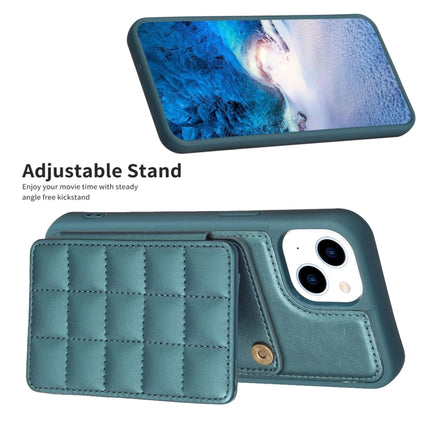 Grid Card Slot Holder Phone Case, For iPhone 14 Plus, For iPhone 15 Pro Max, For iPhone 15 Pro