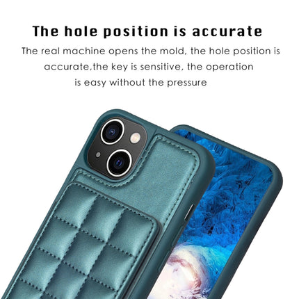 Grid Card Slot Holder Phone Case, For iPhone 14 Plus, For iPhone 15 Pro Max, For iPhone 15 Pro