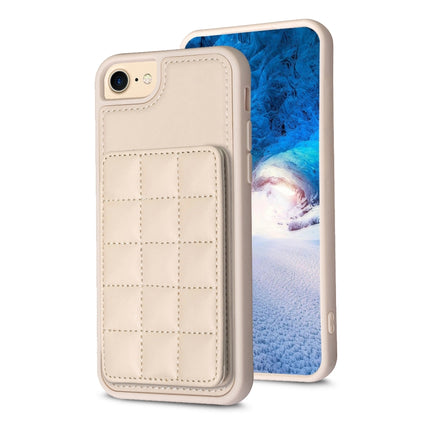 Grid Card Slot Holder Phone Case, For iPhone 14 Pro Max, For iPhone 15, For iPhone SE 2022 / SE 2020 / 8 / 7