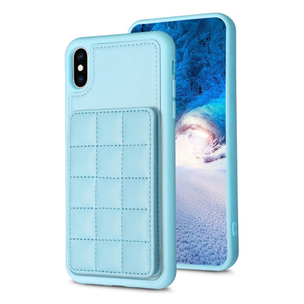 Grid Card Slot Holder Phone Case, For iPhone XS Max, For iPhone 8 Plus / 7 Plus