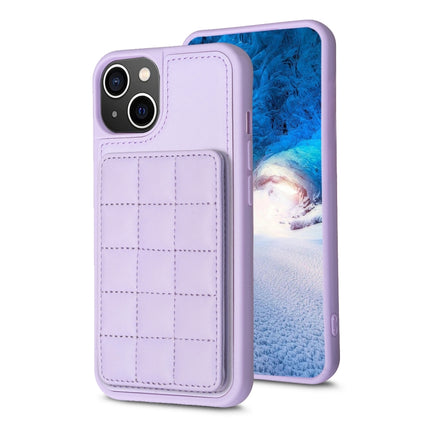 Grid Card Slot Holder Phone Case, For iPhone 14 / 13, For iPhone 15 Plus, For iPhone 14 Pro