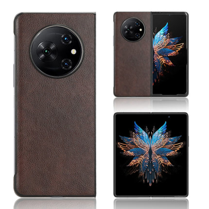 Litchi Texture Back Cover Phone Case, For Tecno Phantom V Fold