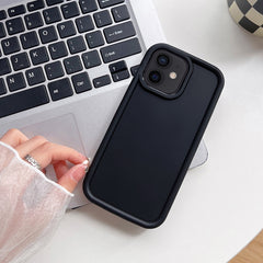 Funda de teléfono de TPU esmerilado con marco a prueba de golpes, para iPhone SE 2022/2020/8/7, para iPhone 13 Pro Max, para iPhone 13 Pro, para iPhone 13, para iPhone 12, para iPhone 12 Pro Max