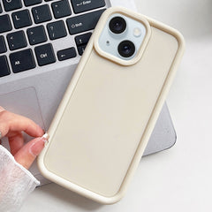 Shockproof Frame Frosted TPU Phone Case, For iPhone 15 Plus, For iPhone 15, For iPhone 14 Plus, For iPhone 14, For iPhone 14 Pro, For iPhone 14 Pro Max