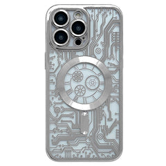 Electroplated Circuit Board Pattern MagSafe Phone Case, For iPhone 12 Pro Max, For iPhone 12 Pro, For iPhone 11 Pro Max, For iPhone 11