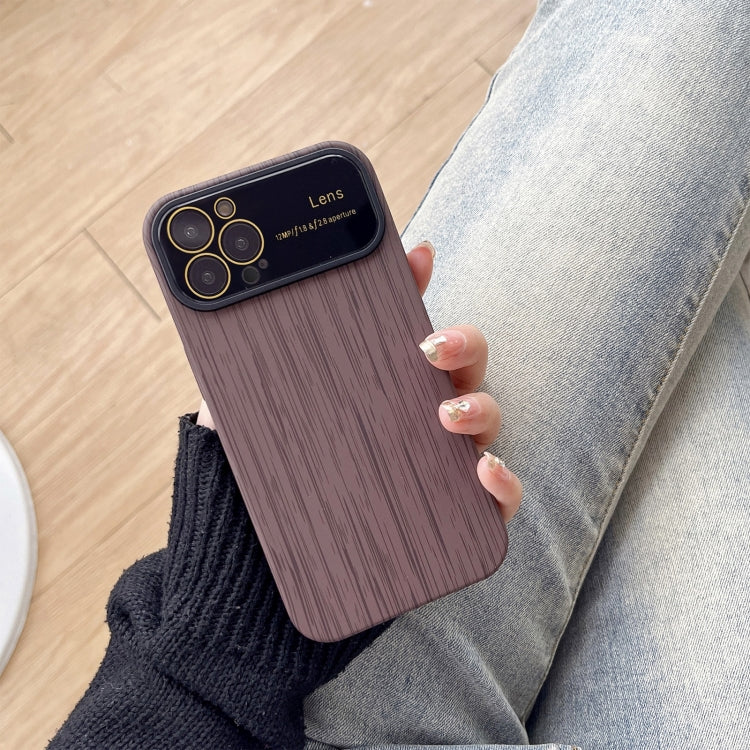 Wood Grain TPU Phone Case with Lens Film, For iPhone 13 Pro Max, For iPhone 13 Pro, For iPhone 13, For iPhone 12