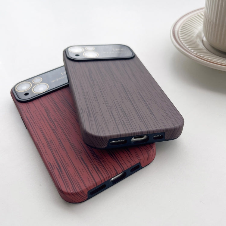 Wood Grain TPU Phone Case with Lens Film, For iPhone 13 Pro Max, For iPhone 13 Pro, For iPhone 13, For iPhone 12