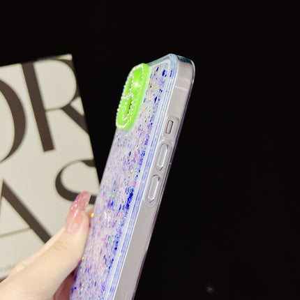 Luminous Epoxy TPU Glitter Phone Case, For iPhone 12, For iPhone 12 Pro Max, For iPhone 12 Pro, For iPhone 11