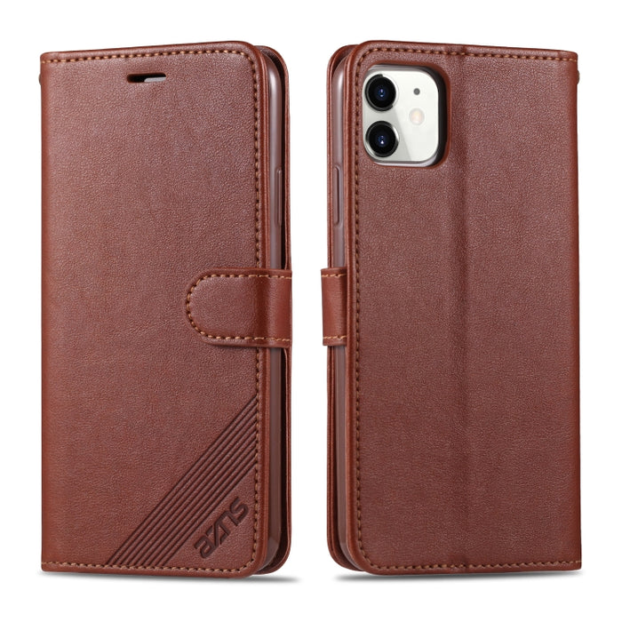 AZNS Horizontal Flip Ledertasche mit Schaffellstruktur, Halter &amp; Kartenfächern &amp; Geldbörse, für iPhone 11, für iPhone 11 Pro, für iPhone 11 Pro Max, für Xiaomi Redmi 7, für Xiaomi Redmi 7A, für Xiaomi Redmi 8 / 8A, für Xiaomi Redmi 10X 4G / Note 9