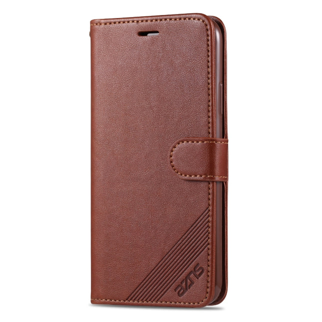 AZNS Horizontal Flip Ledertasche mit Schaffellstruktur, Halter &amp; Kartenfächern &amp; Geldbörse, für iPhone 11, für iPhone 11 Pro, für iPhone 11 Pro Max, für Xiaomi Redmi 7, für Xiaomi Redmi 7A, für Xiaomi Redmi 8 / 8A, für Xiaomi Redmi 10X 4G / Note 9
