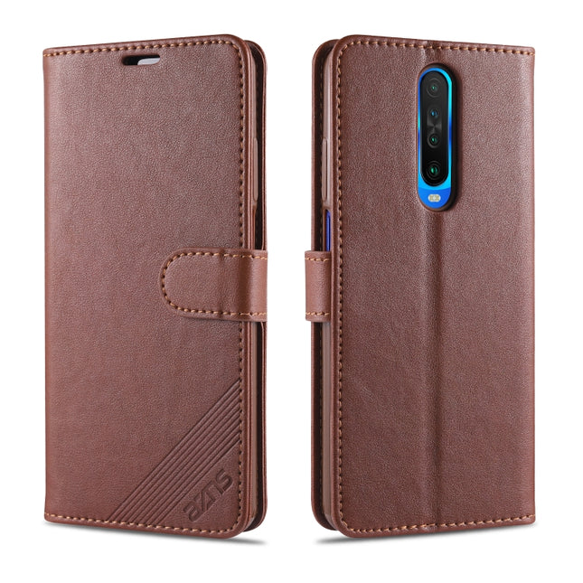 AZNS Horizontal Flip Ledertasche mit Schaffellstruktur, Halter &amp; Kartenfächern &amp; Geldbörse, für iPhone 11, für iPhone 11 Pro, für iPhone 11 Pro Max, für Xiaomi Redmi 7, für Xiaomi Redmi 7A, für Xiaomi Redmi 8 / 8A, für Xiaomi Redmi 10X 4G / Note 9