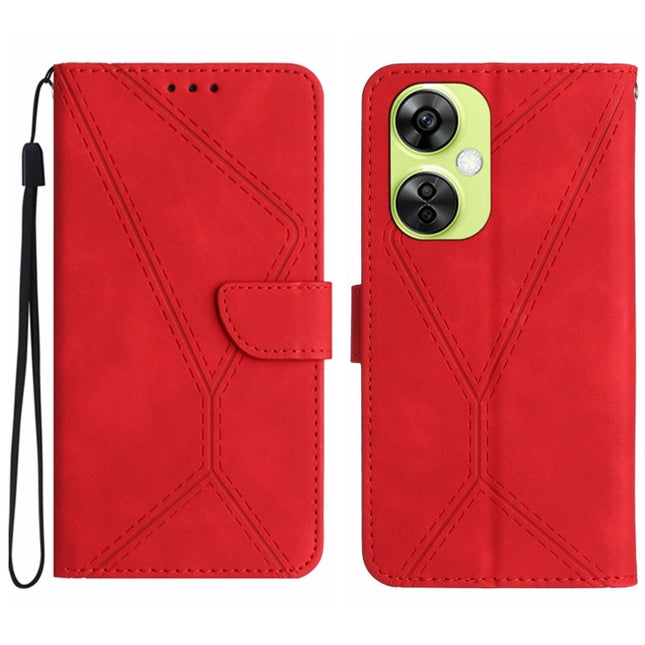 Stitching Embossed Leather Phone Case, For OnePlus Nord CE 3 Lite, For OnePlus Nord 6 5G, For OnePlus 15R, For OnePlus 15 5G