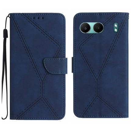 Stitching Embossed Leather Phone Case, For OnePlus Nord 4 5G, For OnePlus Nord CE4, For OnePlus 12R 5G Global, For OnePlus 12 5G Global