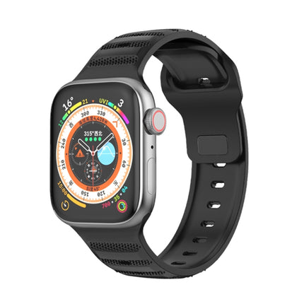 Dot Texture Fluororubber Watch Band, For Apple Watch Ultra 49mm, For Apple Watch SE 2023 44mm, For Apple Watch SE 2023 40mm, For Apple Watch 8 41mm