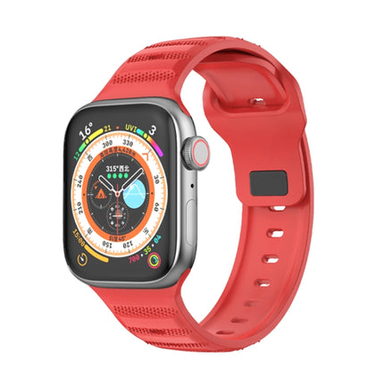 Dot Texture Fluororubber Watch Band, For Apple Watch 8 45mm, For Apple Watch Ultra 2 49mm, For Apple Watch SE 2022 40mm, For Apple Watch 9 45mm