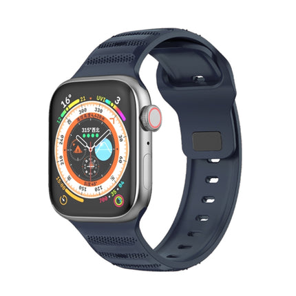 Dot Texture Fluororubber Watch Band, For Apple Watch 8 45mm, For Apple Watch Ultra 2 49mm, For Apple Watch SE 2022 40mm, For Apple Watch 9 45mm