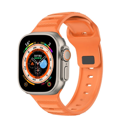 Dot Texture Fluororubber Watch Band, For Apple Watch 8 45mm, For Apple Watch Ultra 2 49mm, For Apple Watch SE 2022 40mm, For Apple Watch 9 45mm