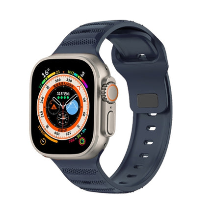 Dot Texture Fluororubber Watch Band, For Apple Watch 8 45mm, For Apple Watch Ultra 2 49mm, For Apple Watch SE 2022 40mm, For Apple Watch 9 45mm