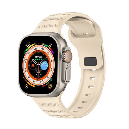 Dot Texture Fluororubber Watch Band, For Apple Watch 8 45mm, For Apple Watch Ultra 2 49mm, For Apple Watch SE 2022 40mm, For Apple Watch 9 45mm