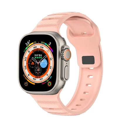 Dot Texture Fluororubber Watch Band, For Apple Watch 8 45mm, For Apple Watch Ultra 2 49mm, For Apple Watch SE 2022 40mm, For Apple Watch 9 45mm