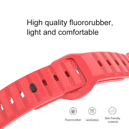 Dot Texture Fluororubber Watch Band, For Apple Watch SE 2022 44mm, For Apple Watch 9 41mm, For Apple Watch 7 41mm, For Apple Watch 7 45mm