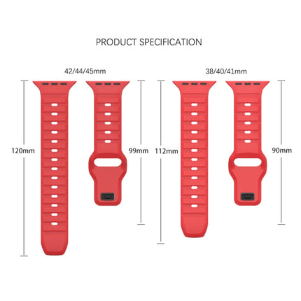 Dot Texture Fluororubber Watch Band, For Apple Watch SE 2022 44mm, For Apple Watch 9 41mm, For Apple Watch 7 41mm, For Apple Watch 7 45mm